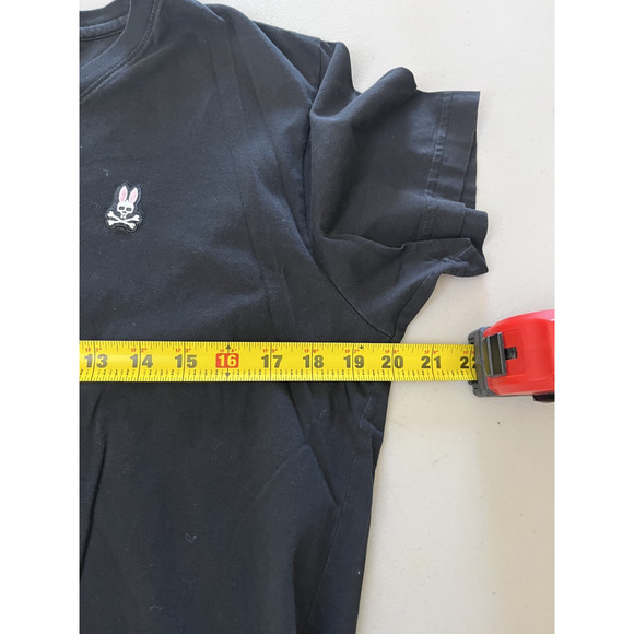 Psycho Bunny Mens Short Sleeve V Neck T-Shirt 4 Logo Classic Luxe Pima Cotton - Picture 12 of 13